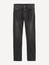 Celio Schwarze Straight-Fit-Jeans Celio Voblack5
