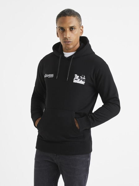 Celio Schwarzer Herren Hoodie von Celio Lvegodsw