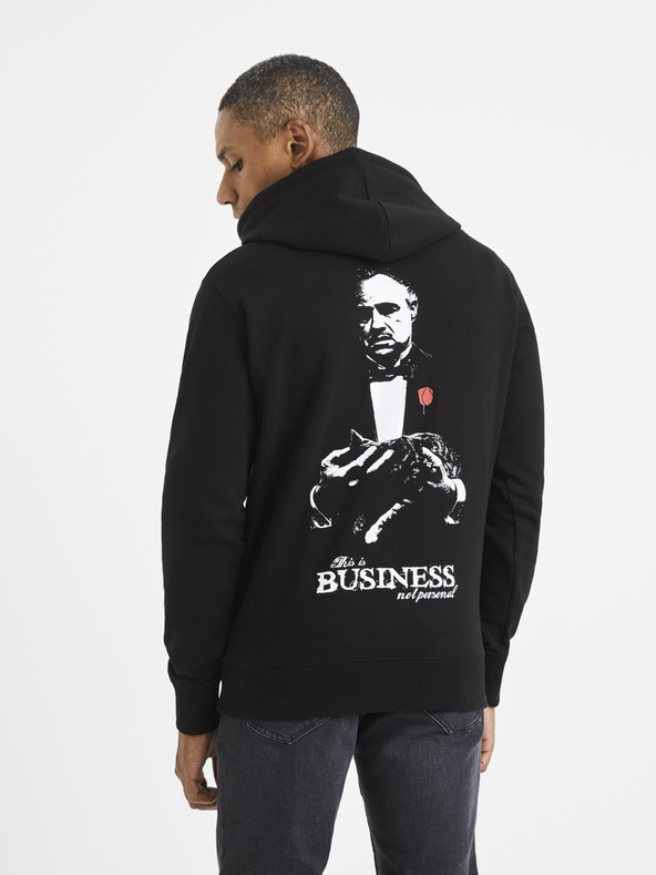 Celio Schwarzer Herren Hoodie von Celio Lvegodsw