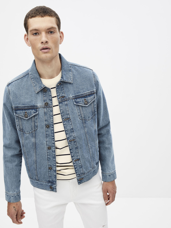 Celio Blaue Jeansjacke Celio Rudenim2