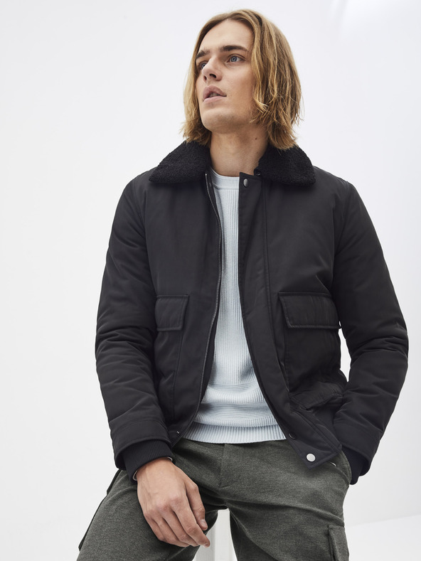 Celio Schwarze Jacke Celio Suborgnyl