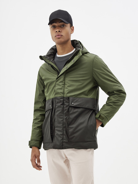 Celio Dunkelgrüne Jacke Celio Supheatgum