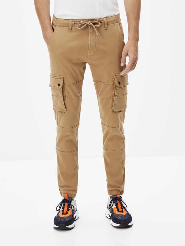 Celio Beigefarbene Hose Celio Nolyte