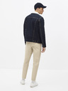 Celio Dunkelblaue Jeansjacke mit Pelzimitat Celio Susherpa