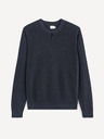 Celio Dunkelblauer Basic-Pullover Celio Tepic