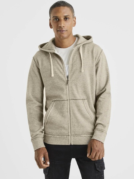 Celio Hellgraues Basic-Sweatshirt Celio Vemoulino