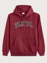 Celio Burgunderfarbener Kapuzenpullover Celio Vetokyo