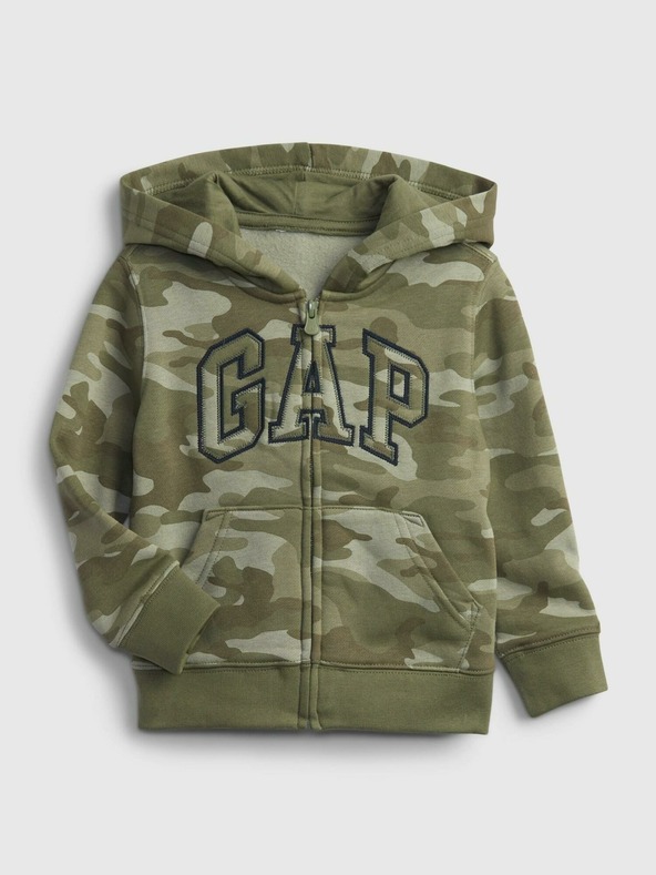 GAP Kinder Camouflage-Sweatjacke GAP Logo