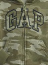 GAP Kinder Camouflage-Sweatjacke GAP Logo
