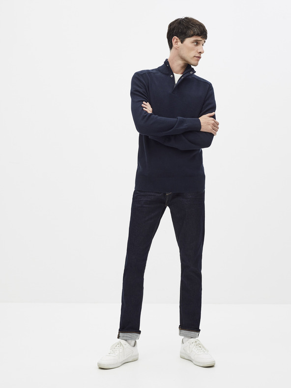 Celio Dunkelblauer Pullover Celio Serome