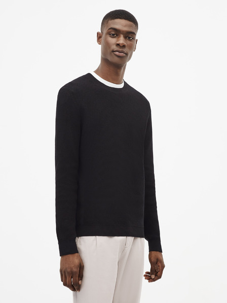 Celio Schwarzer Basic-Pullover Celio Tepic