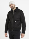 Celio Schwarze Kunstpelzjacke Celio Vutoronto