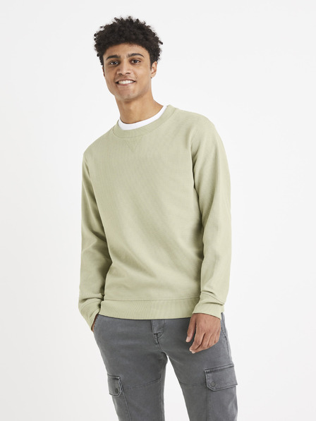 Celio Hellgrünes Sweatshirt Celio Vewa