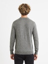 Celio Celio Veitalian Grauer Wollpullover
