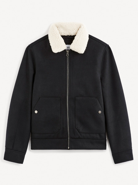 Celio Dunkelblaue Jacke Celio Vujackwoo2
