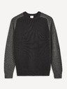 Celio Grauer und schwarzer Herren Pullover von Celio