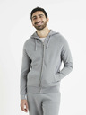 Celio Grauer Herren-Kapuzenpullover Celio