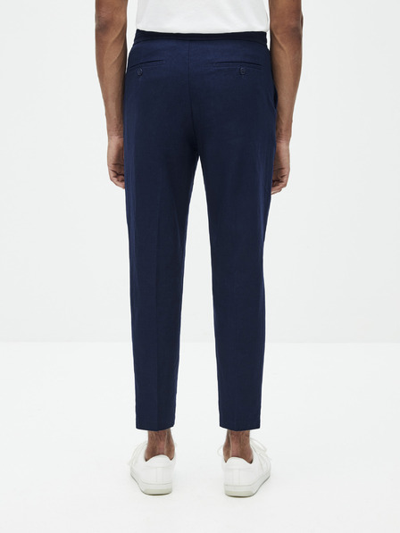 Celio Dunkelblaue Leinenhose für Herren Celio