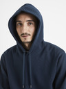 Celio Dunkelblauer Herren-Kapuzenpullover Celio Vesix