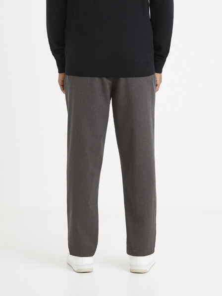 Celio Graue Herren-Cropped-Hose Celio