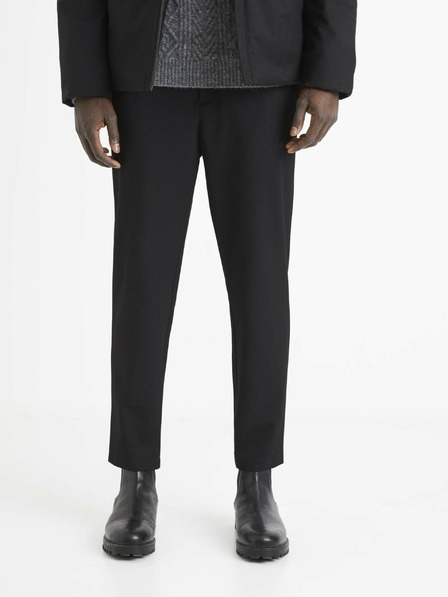 Celio Schwarze Herren-Cropped-Hose Celio