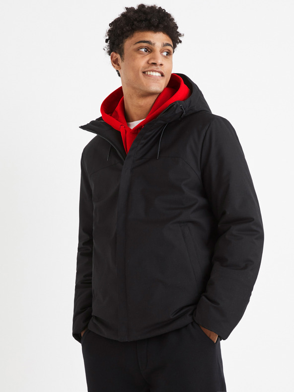 Celio Schwarze Herrenjacke Celio Vuhero