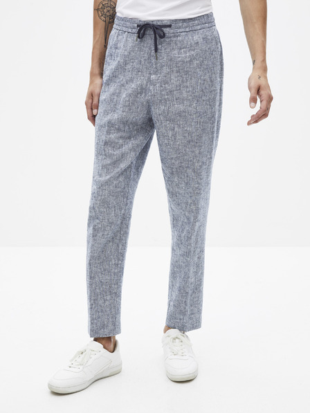Celio Graue Celio Romero3 Leinenhose für Herren in Kurzform