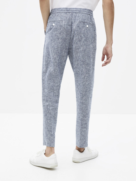 Celio Graue Celio Romero3 Leinenhose für Herren in Kurzform