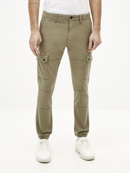 Celio Khakifarbene Herrenhosen Celio Solyte