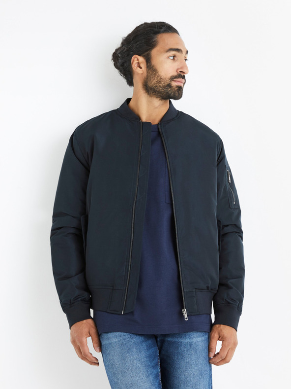 Celio Dunkelblaue Herrenjacke Celio Bujames