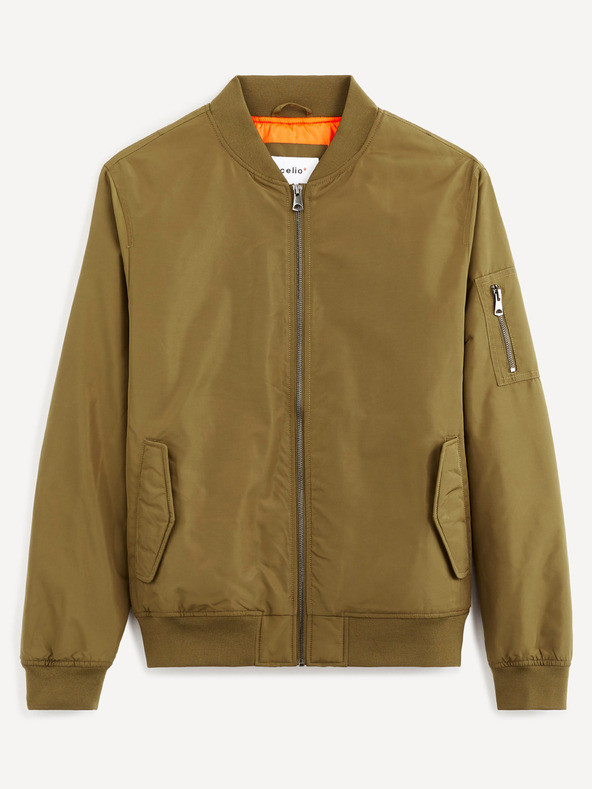 Celio Khakifarbene Herrenjacke Celio Bujames