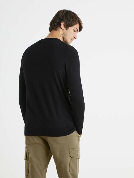 Celio Herren Schwarz Pullover Celio Befirstv