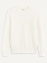 Celio Weißer Herrenpullover Celio Bepic