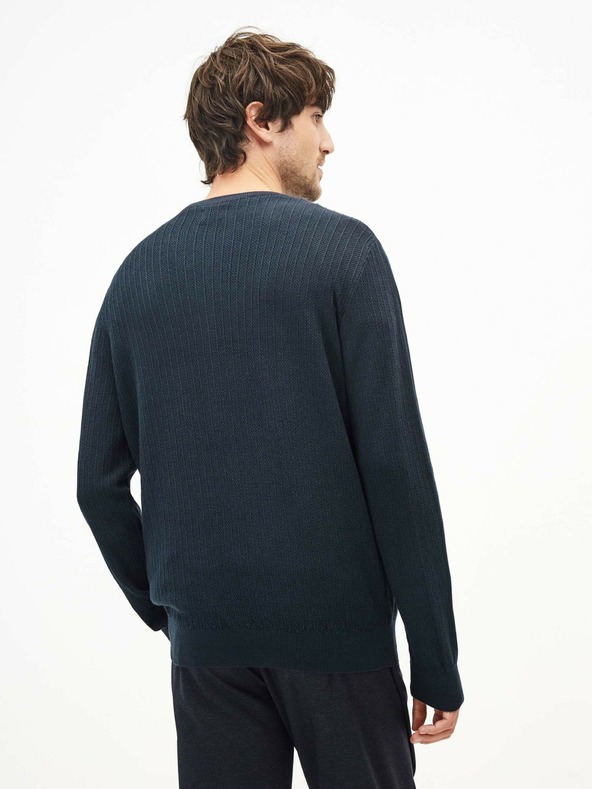 Celio Dunkelblauer Herrenpullover Celio Teverti