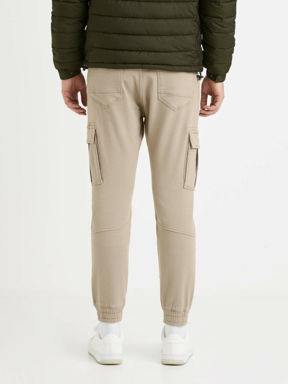 Celio Beige Herrenhose Celio Vokit