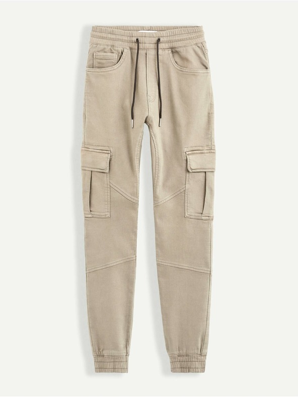 Celio Beige Herrenhose Celio Vokit