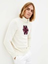 Celio Cremefarbener Herren-Rollkragenpullover Celio Peneige