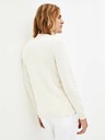 Celio Cremefarbener Herren-Rollkragenpullover Celio Peneige