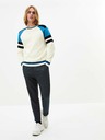Celio Blauer und weißer Herrenpullover Celio Peswiss