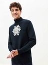 Celio Dunkelblauer Herren-Rollkragenpullover Celio Peneige
