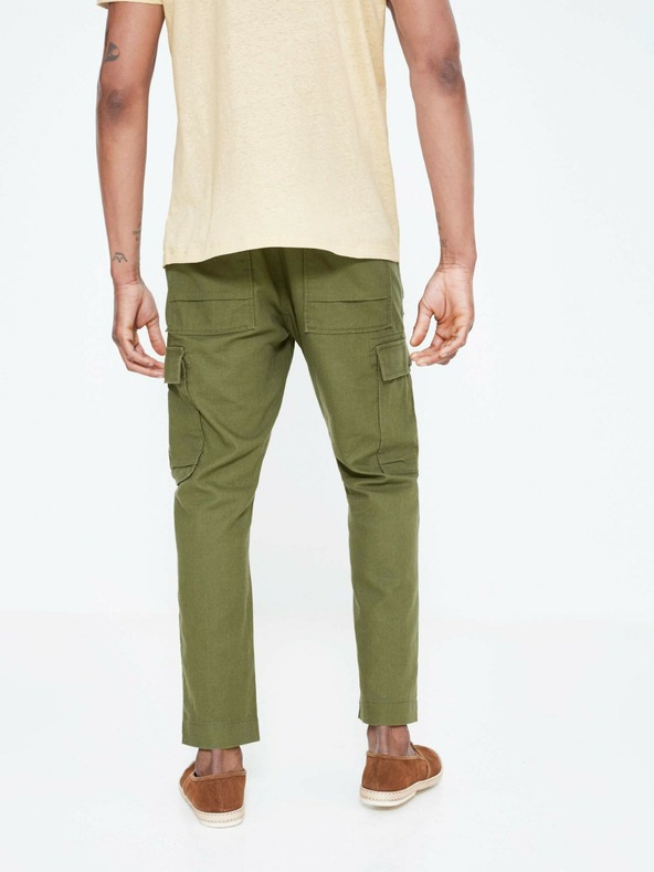 Celio Khaki Herren Celio Loking Hosen