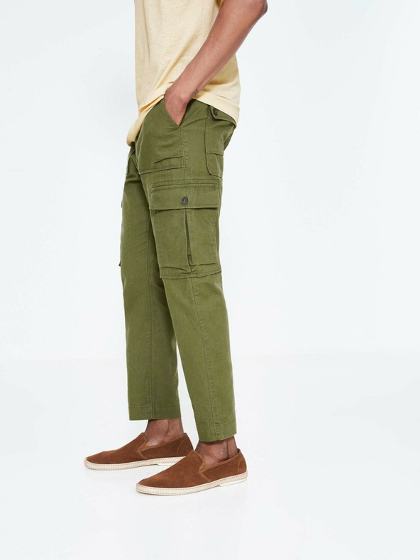 Celio Khaki Herren Celio Loking Hosen