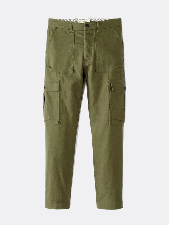 Celio Khaki Herren Celio Loking Hosen