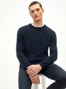Celio Dunkelblauer Herren-Kaschmir-Pullover Celio Jecloud