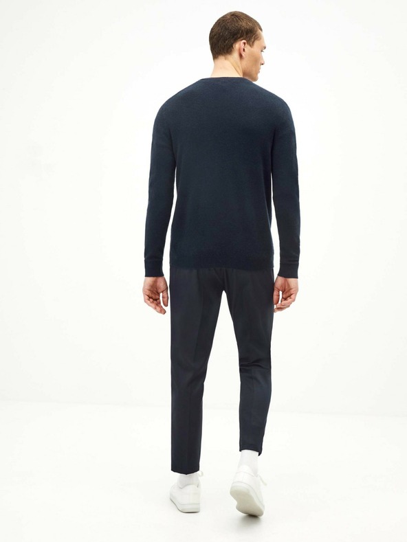 Celio Dunkelblauer Herren-Kaschmir-Pullover Celio Jecloud