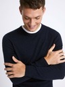 Celio Dunkelblauer Herren-Kaschmir-Pullover Celio Jecloud