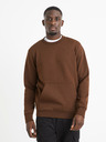 Celio Braunes Herren-Basic-Sweatshirt Celio Vepocho