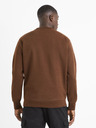 Celio Braunes Herren-Basic-Sweatshirt Celio Vepocho