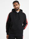 Celio Schwarzer Herren-Kapuzenpullover Celio Vebandit