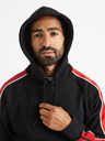 Celio Schwarzer Herren-Kapuzenpullover Celio Vebandit